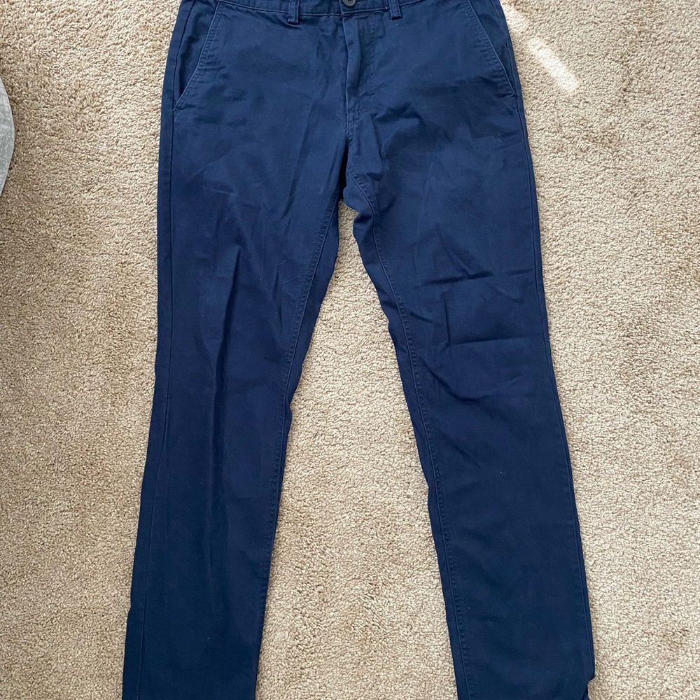 Old Navy Blue Chinos Straight Leg